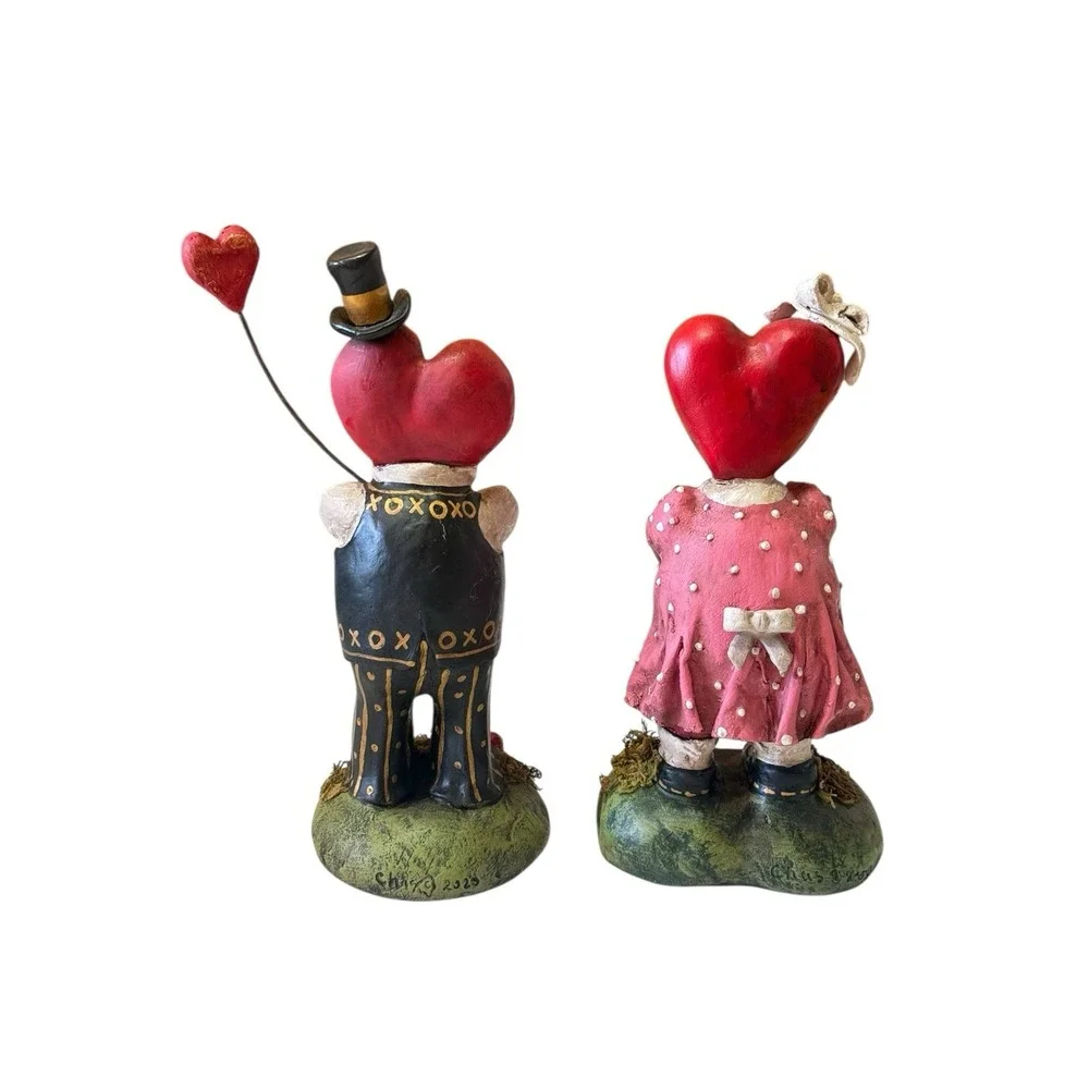 ESC‎ &  Company Charles McClenning Valentines Day, Love Me Luv U Figures READ